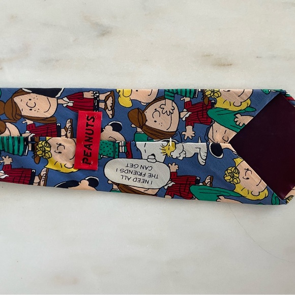 PEANUTS Snoopy Men's Multi Colored Necktie - Picture 5 of 5